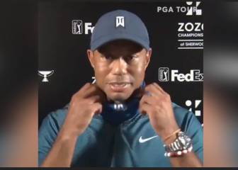 Tiger Woods muestra a quien apoya en esta Serie Mundial