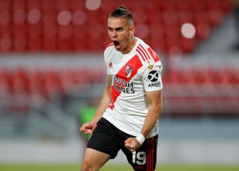 Así fue el gol de Santos Borré con que River vence a LDU Quito