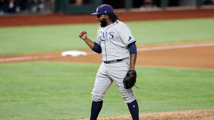 Diego Castillo con los Rays