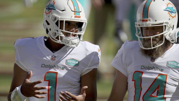 Ryan Fitzpatrick y Tua Tagovailoa