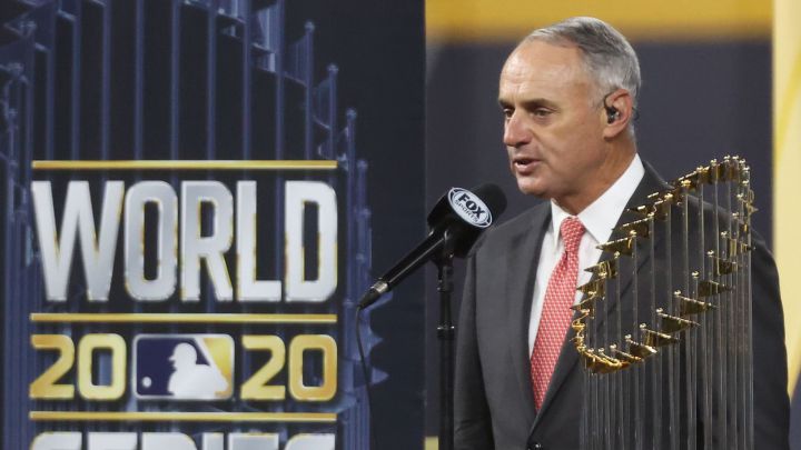 Rob Manfred en la Serie Mundial
