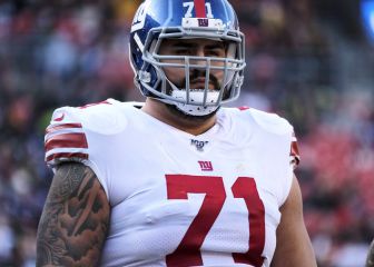 Giants desactivan a OL por COVID; esperan jugar vs Bucs
