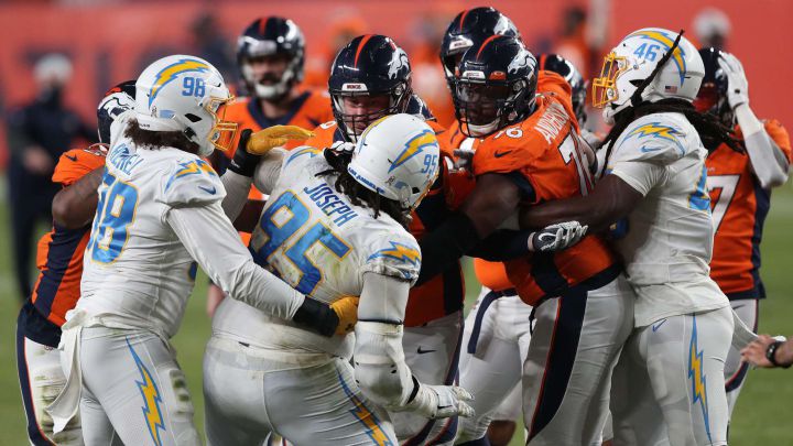 Partido entre Chargers y Broncos