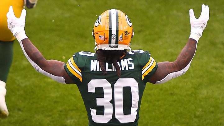 Jamaal Williams con los Packers