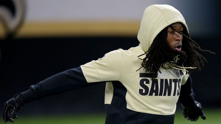 Alvin Kamara con los Saints