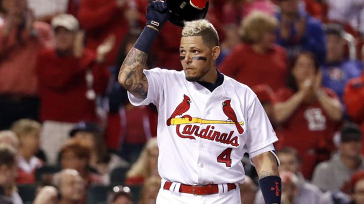 Yadier Molina con los Cardinals