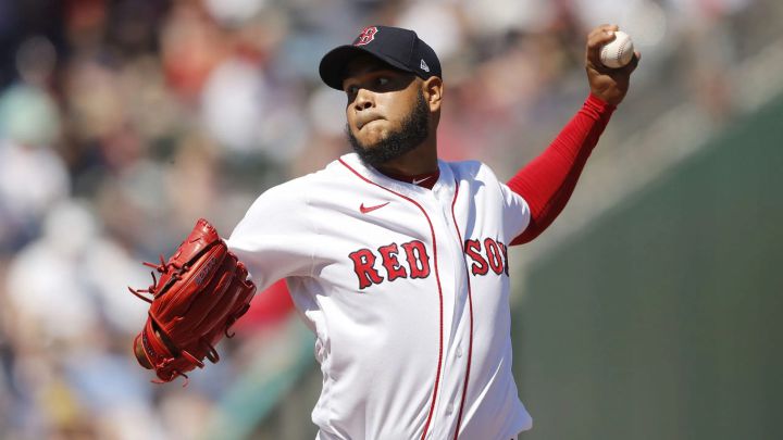 Eduardo Rodríguez con los Red Sox