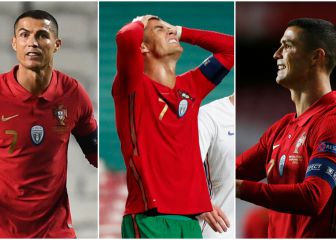 En imágenes: los rostros de Cristiano tras la eliminación