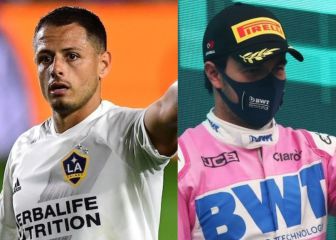 Chicharito felicita a Checo Pérez por el podio en Turquía