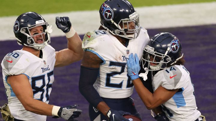 Derrick Henry contra los Ravens