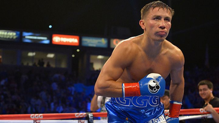 Gennady Golovkin en pelea de box