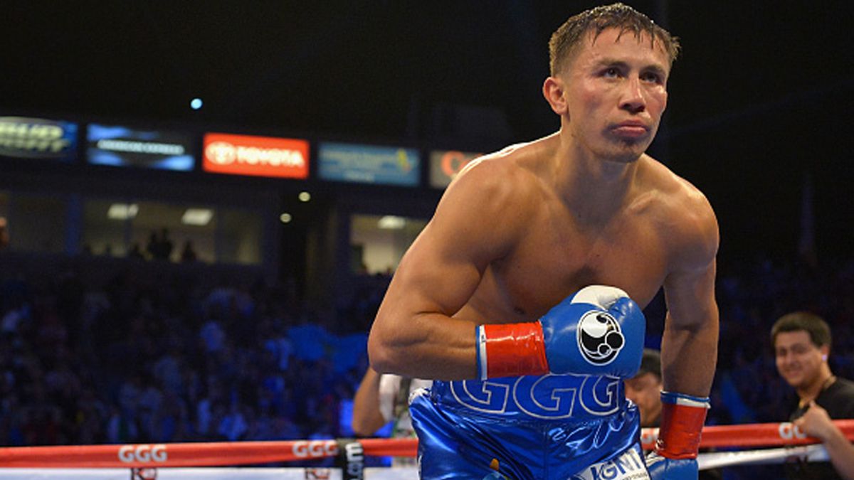 Gennady Golovkin en pelea de box