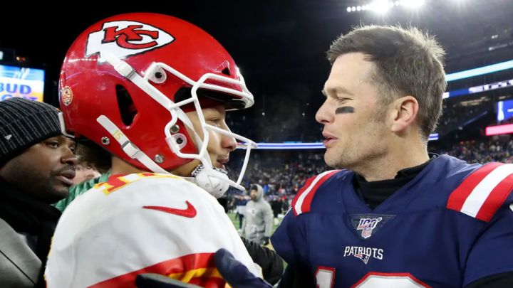 Patrick Mahomes y Tom Brady