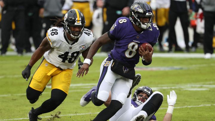 Partido entre Steelers y Ravens