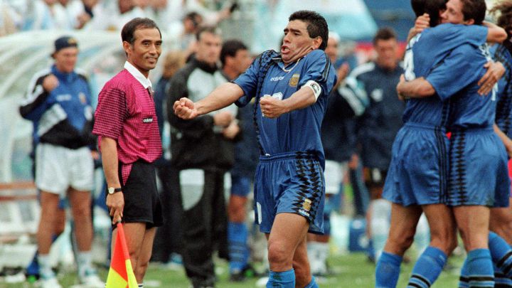 Diego Maradona en el Mundial de 1994