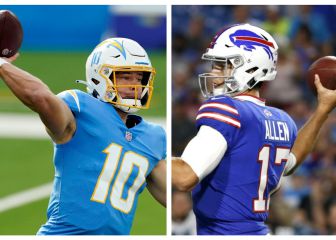 Josh Allen y Justin Herbert, frente a frente por primera vez