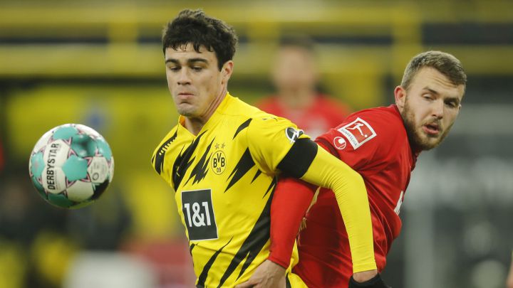 Gio Reyna entró de cambio y dio su quinta asistencia con el Dortmund