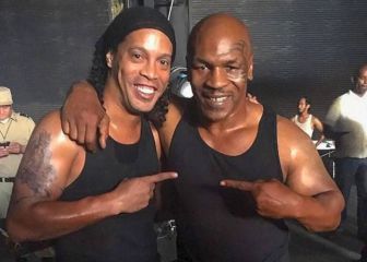 Ronaldinho envió un mensaje a Mike Tyson previo a su pelea