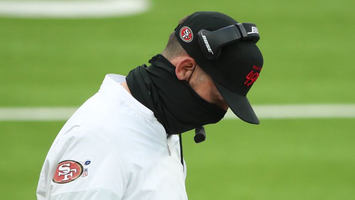 Kyle Shanahan con los 49ers