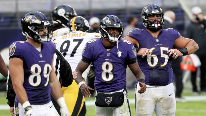 Partido entre Steelers y Ravens