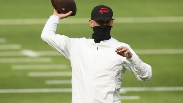 Kyle Shanahan con los 49ers