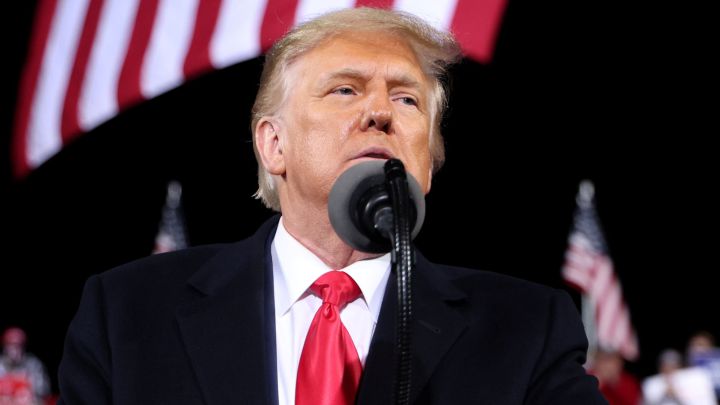 ¿Qué dijo Trump en Georgia, su primer mitin de campaña después de perder las elecciones?