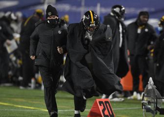 Lesión de Conner se suma a problemas de Steelers