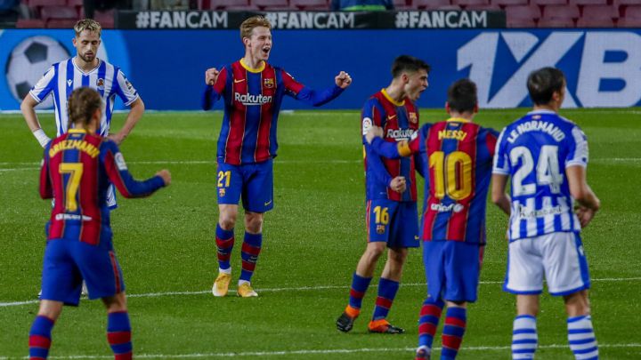 El conjunto blaugrana se impuso por la mínima diferencia ante uno de los punteros; no hilaban dos victorias en LaLiga desde el 1 de octubre.