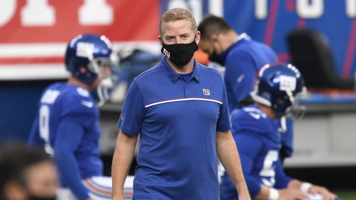 Jason Garrett con los Giants