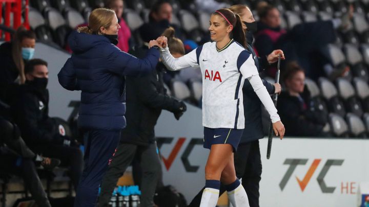 Alex Morgan dirá adiós al Tottenham al finalizar el año