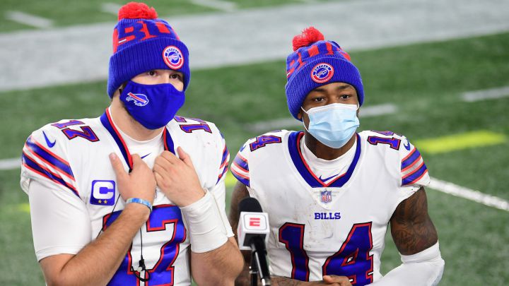 Josh Allen y Stefon Diggs con los Bills