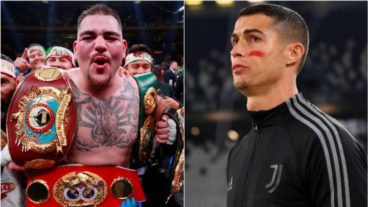 CR7 defendió a Andy Ruiz tras burlas por su físico