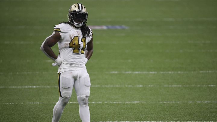 Alvin Kamara con los Saints