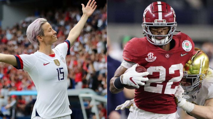 Najee Harris, el running back de Alabama que idolatra a Megan Rapinoe