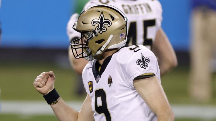 Drew Brees con los Saints