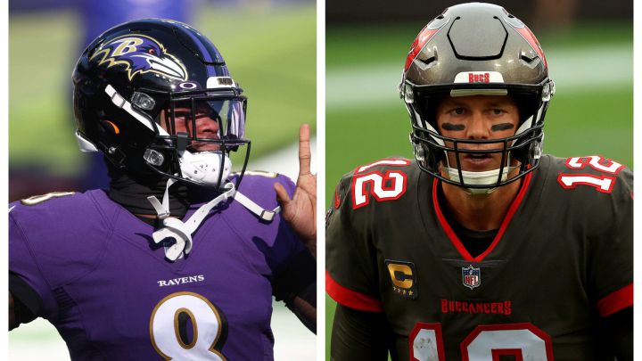 Lamar Jackson, Tom Brady