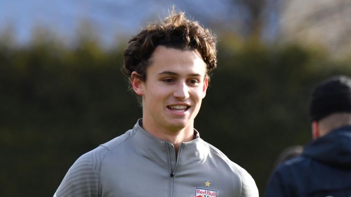 Brenden Aaronson tuvo su primer entrenamiento con RB Salzburg