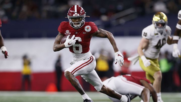 DeVonta Smith con Alabama