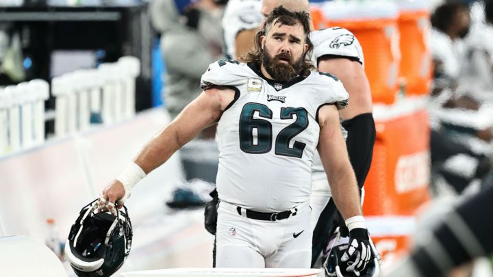 Jason Kelce con los Eagles