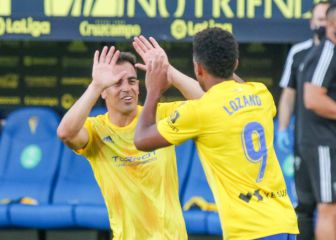 Choco Lozano marca y el Cádiz avanza en la Copa del Rey