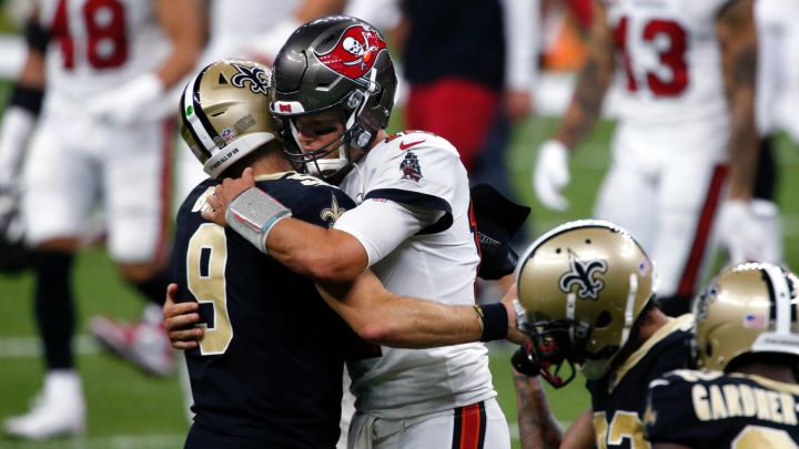Drew Brees y Tom Brady