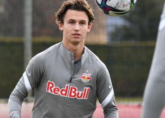 Así fue el gol de Aaronson en su debut con el Salzburg