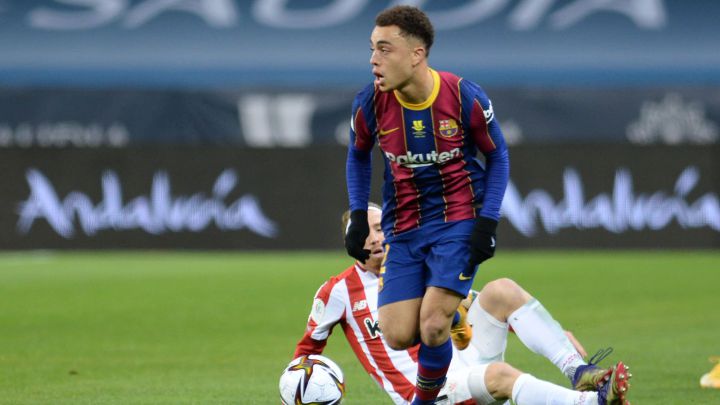 Sergiño Dest pierde la oportunidad de su primer título con el Barça