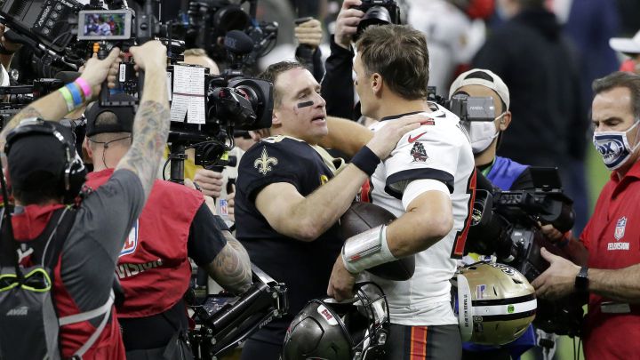 Drew Brees y Tom Brady