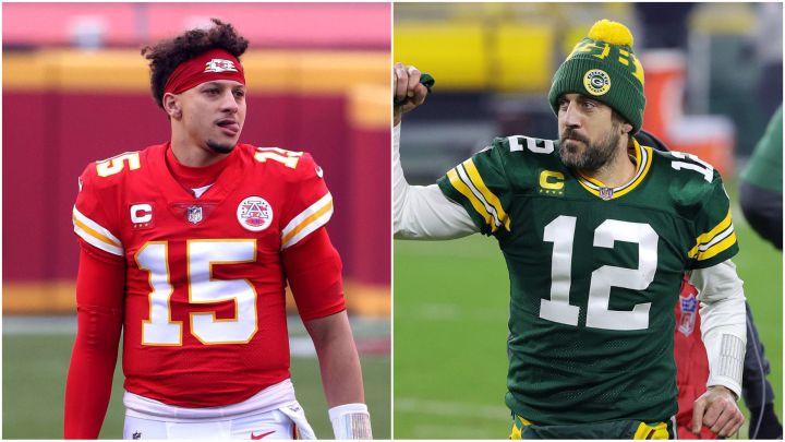 Aaron Rodgers y Patrick Mahomes