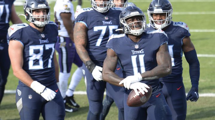 A.J. Brown con los Titans