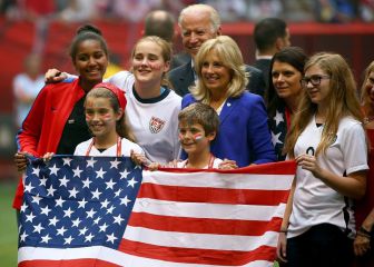 El día que Joe Biden fue el 'amuleto' de USWNT