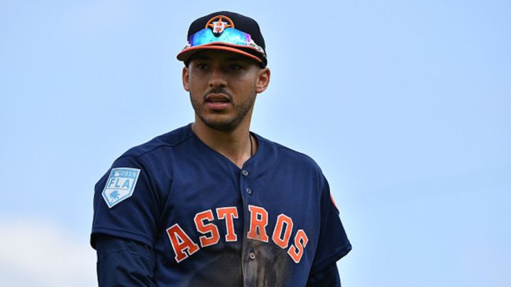 Carlos Correa con los Astros