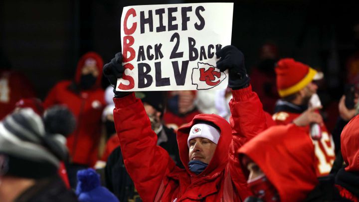 Aficionado de los Chiefs en Arrowhead Stadium