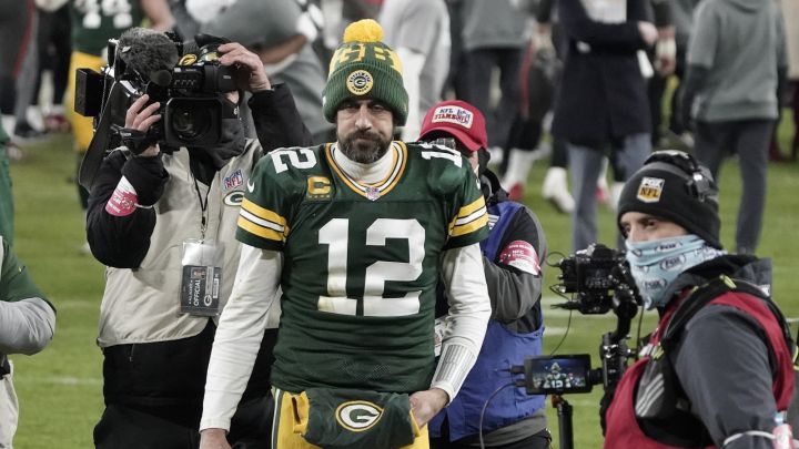 Aaron Rodgers con los Packers
